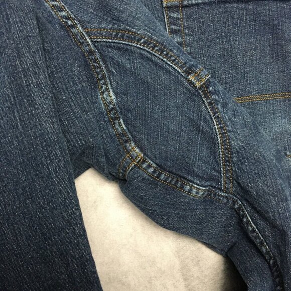 Duluth Trading Men Flex Weekender Blue Jeans size 46 to 48x34 Relaxed Fit - Picture 10 of 15